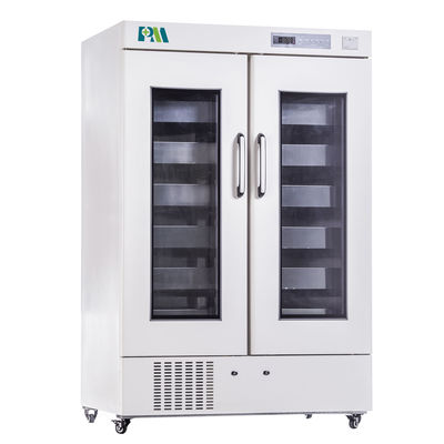capacidad grande 1008L refrigerador del bolso de la sangre de 4 grados con 12 cajones de acero inoxidables de alta calidad