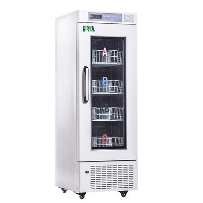 208 litros de capacidad limpieza fácil de sangre de 4 grados del banco del refrigerador biomédico del almacenamiento