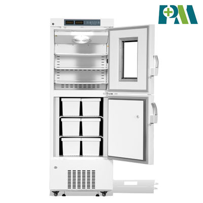 Menos 25 grados congelador de refrigerador combinado profundo permanente médico de 368 litros con el indicador digital