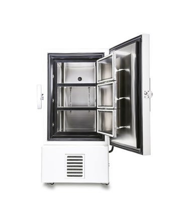 -86 congelador Ult interior de acero inoxidable de los grados con 180 litros para el uso del laboratorio