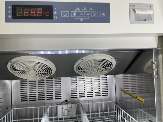 refrigeradores de alta calidad del banco de sangre del hospital de 368L PROMED con la impresora térmica
