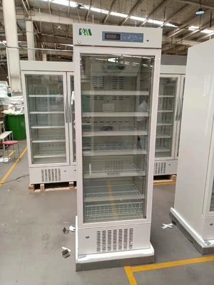 Congeladores de refrigerador farmacéuticos biomédicos reales del grado de la refrigeración por aire de la fuerza 315L con la puerta de cristal